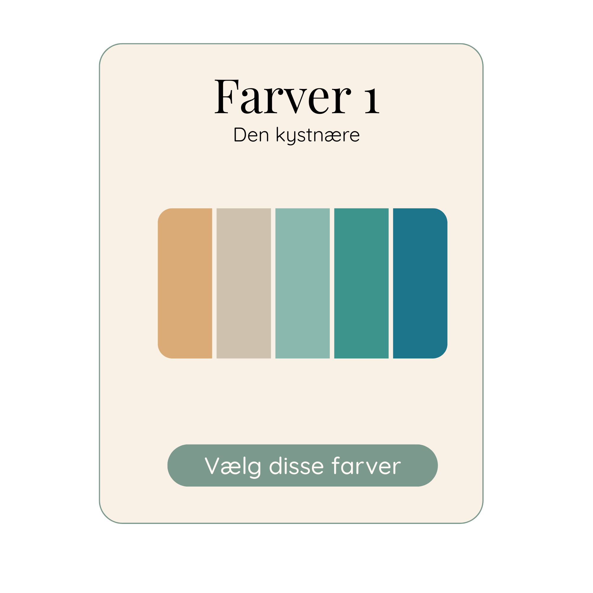 illustration af et eksempel af en Farvepallette