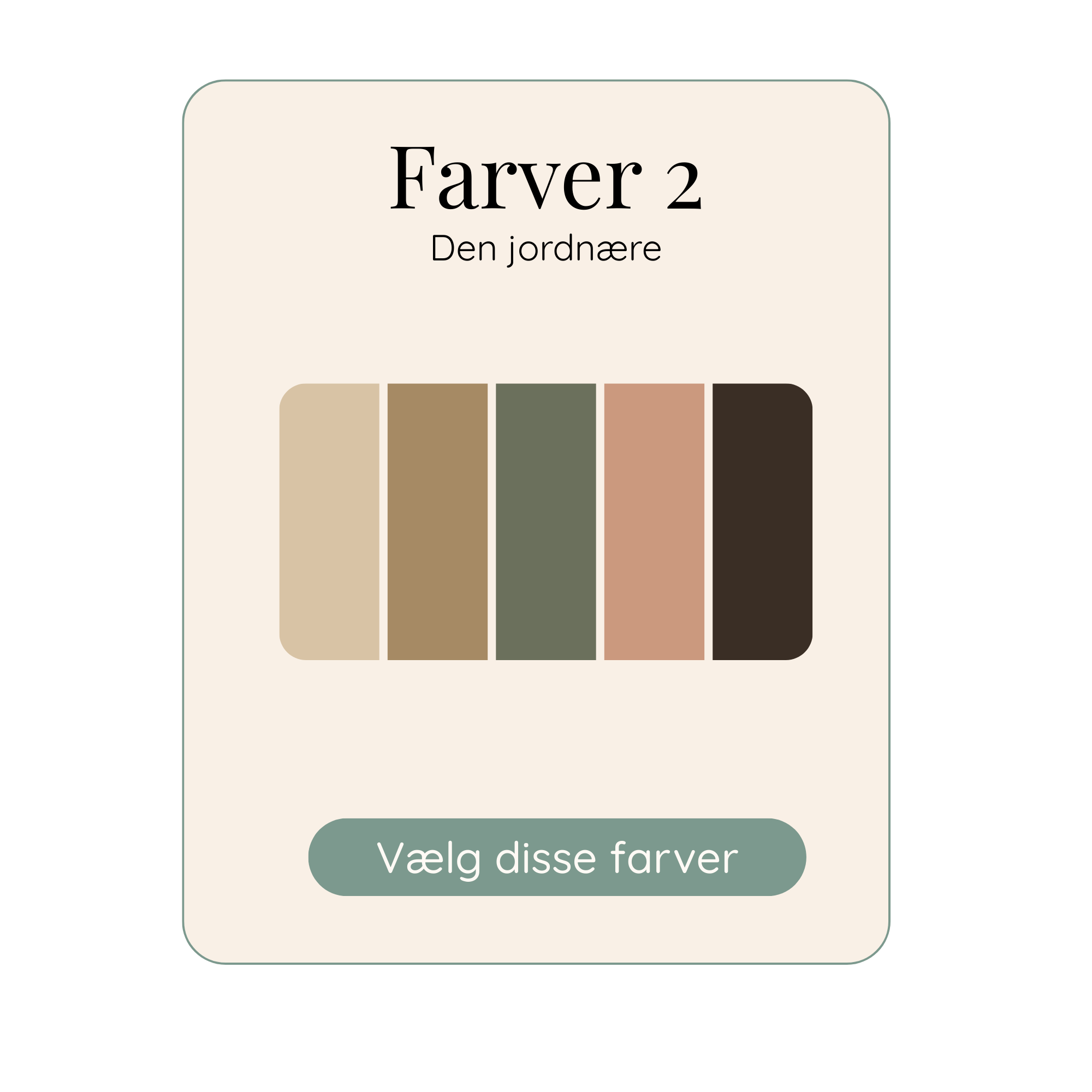 illustration af et eksempel af en Farvepallette
