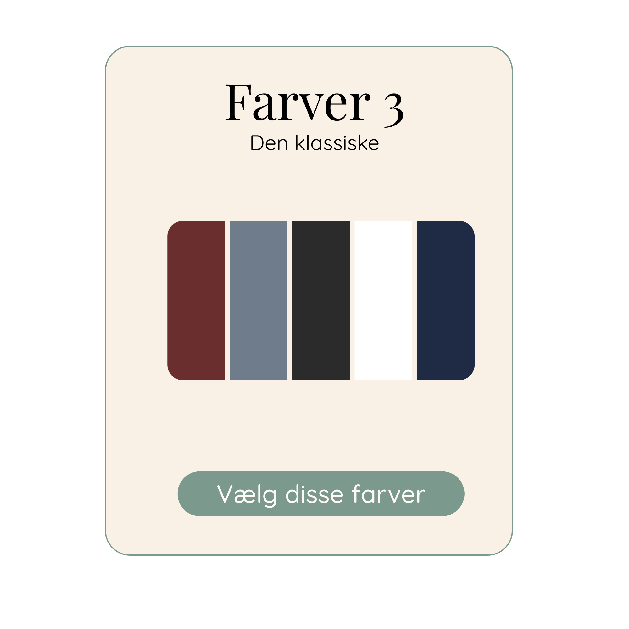 illustration af et eksempel af en Farvepallette